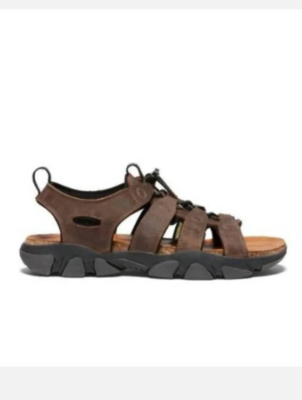 New Keen Men's Daytona 2 Sandal In Bison/Black